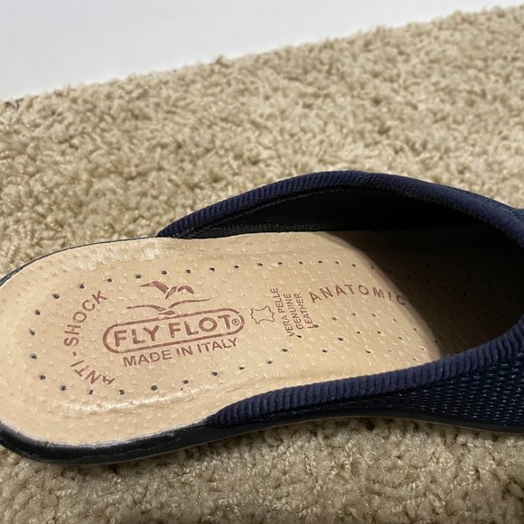 Fly Flot Blue Mesh Mule Size 38/7.5